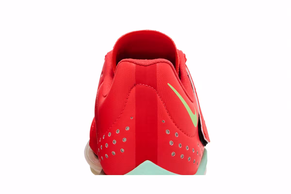Nike Zoom Long Jump Elite Bright Crimson Lime Blast, view 8