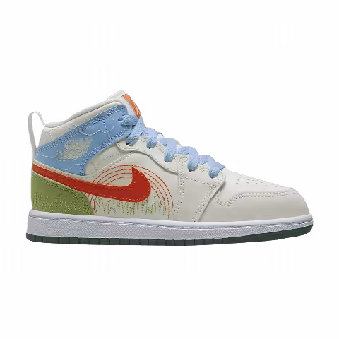 Air Jordan 1 Mid SE PS 'Stitch'