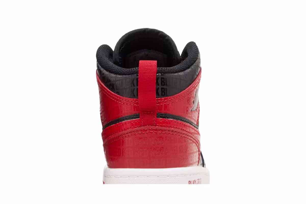 Air Jordan 1 Mid SS PS Black + Red = Bred, view 8