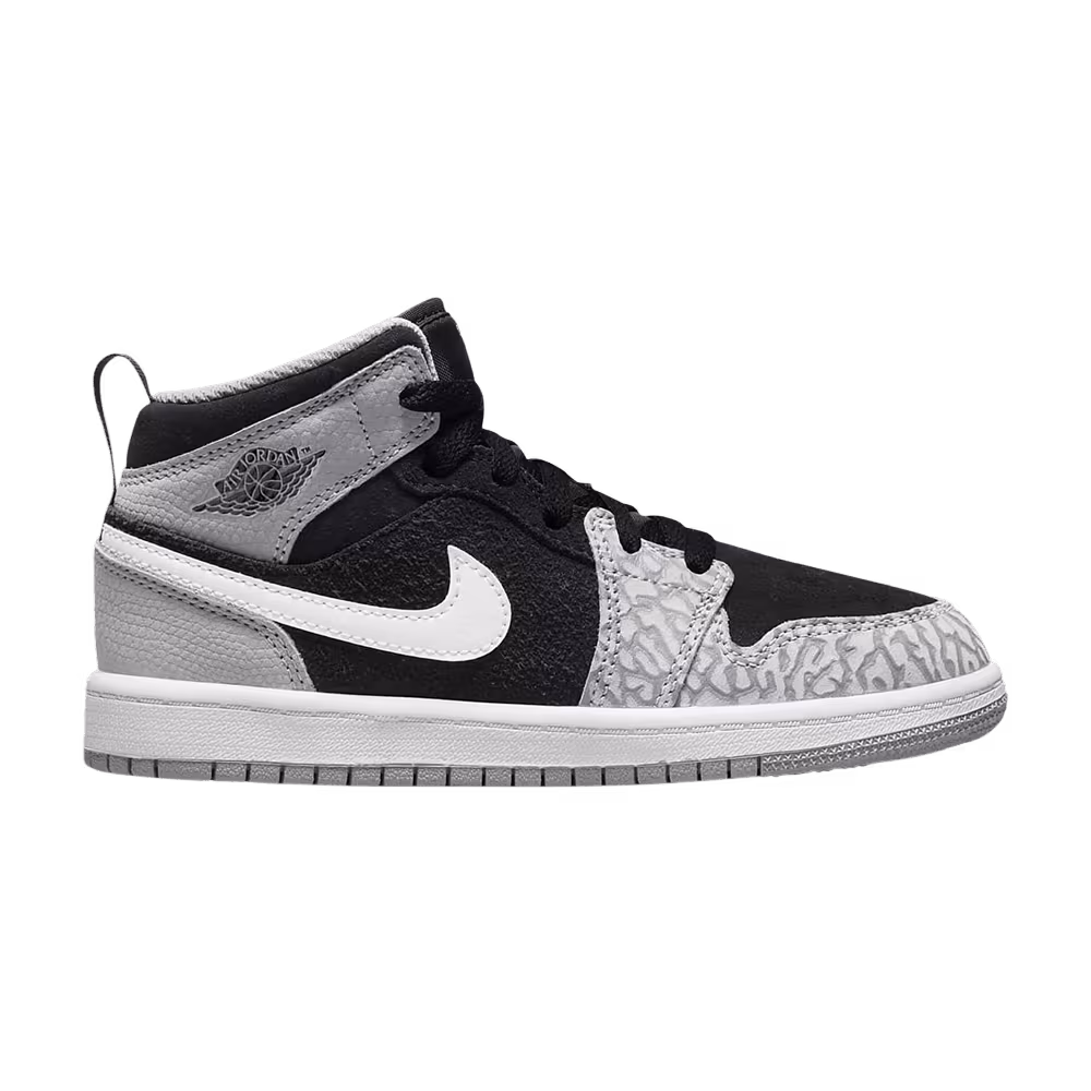 Air Jordan 1 Mid SE PS Elephant Toe