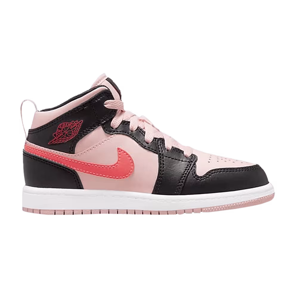 Air Jordan 1 Mid PS Black Pink Crimson