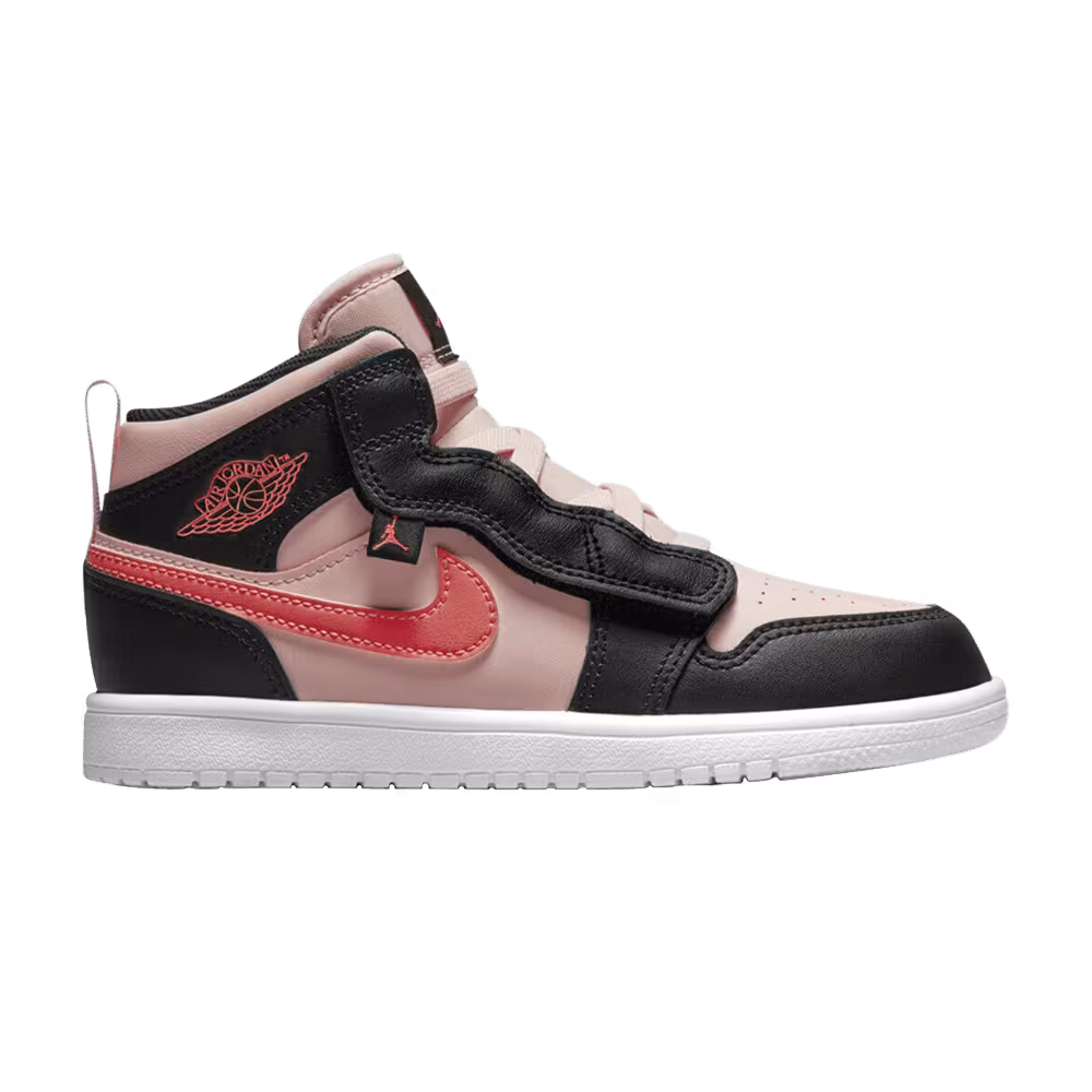 Air Jordan 1 Mid ALT PS Black Pink Crimson