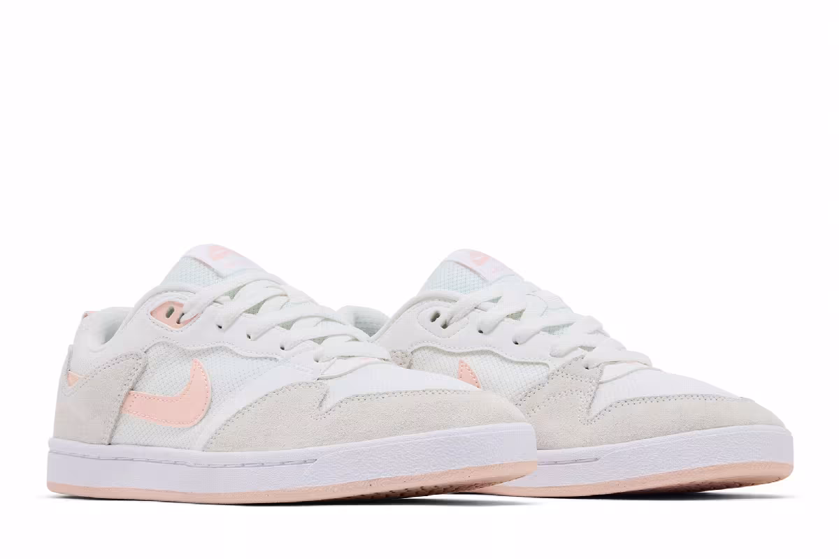 Nike Women's Alleyoop SB Summit White Washed Coral, view 9