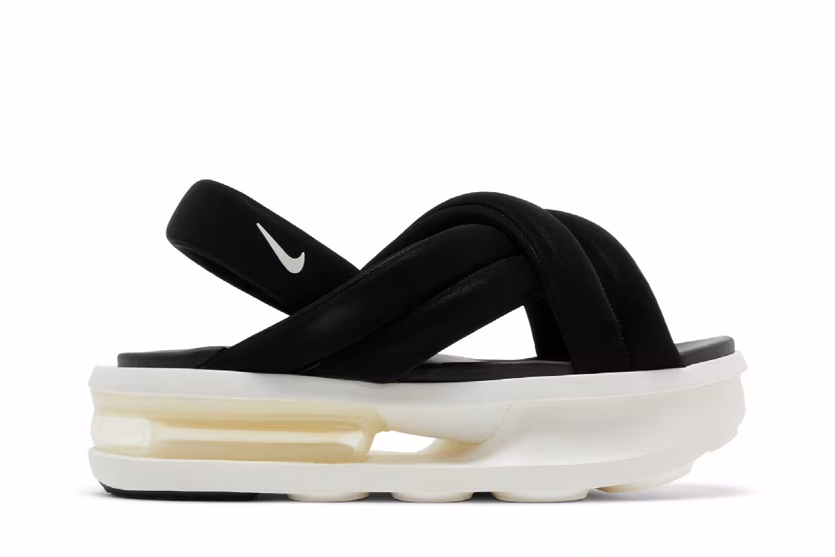 Nike Women's Air Max Isla Sandal Black Sail, view 2