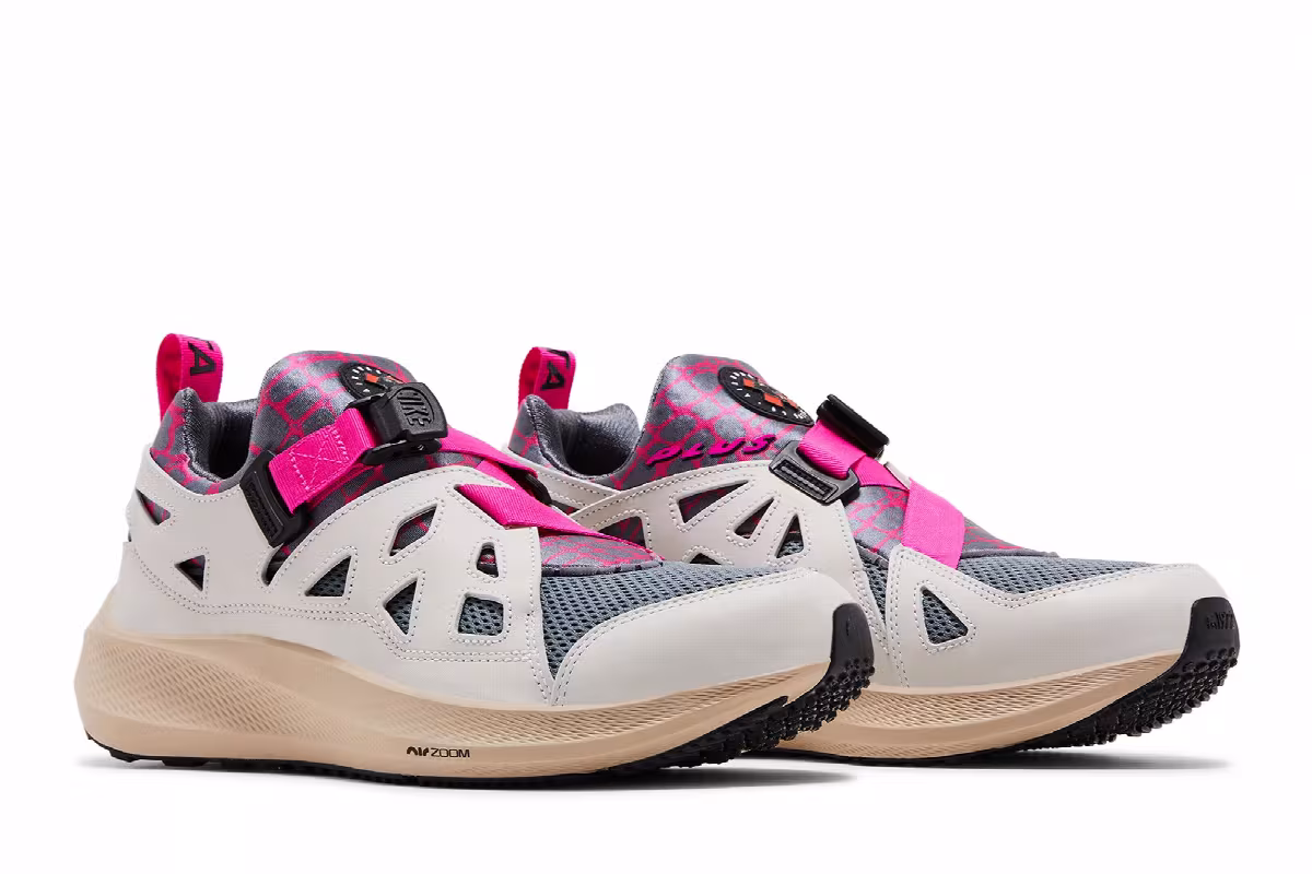 Patta x Nike Air Huarache 20Y24 White Pink, view 9