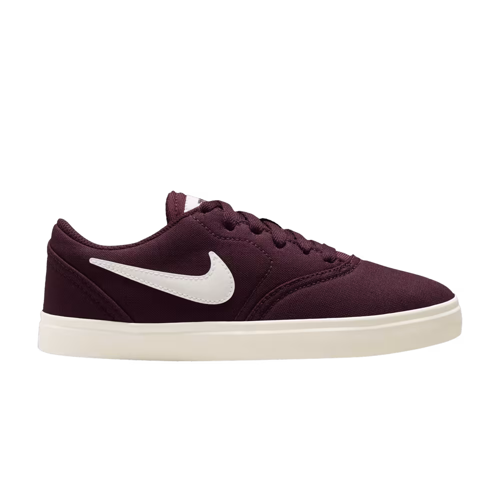 Nike Check Canvas SB GS Burgundy Crush