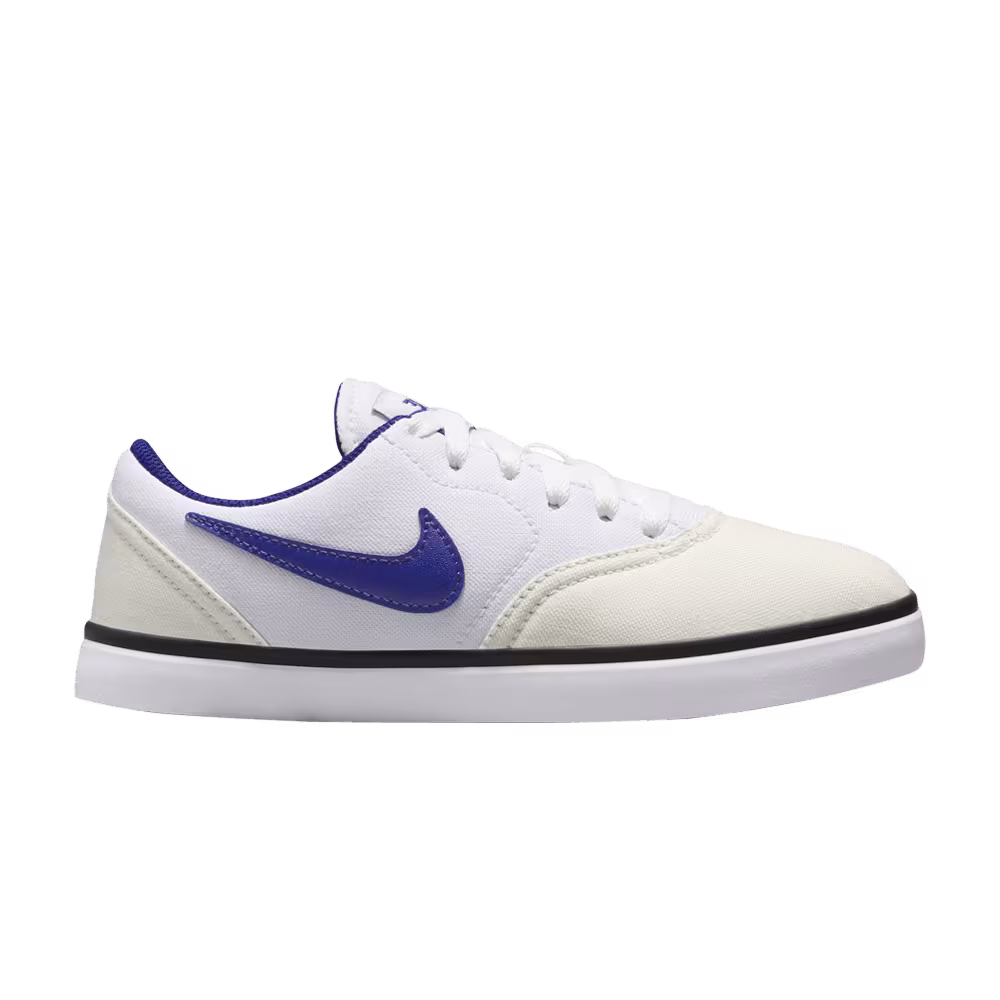 Nike Check Canvas SB GS Summit White Royal Blue