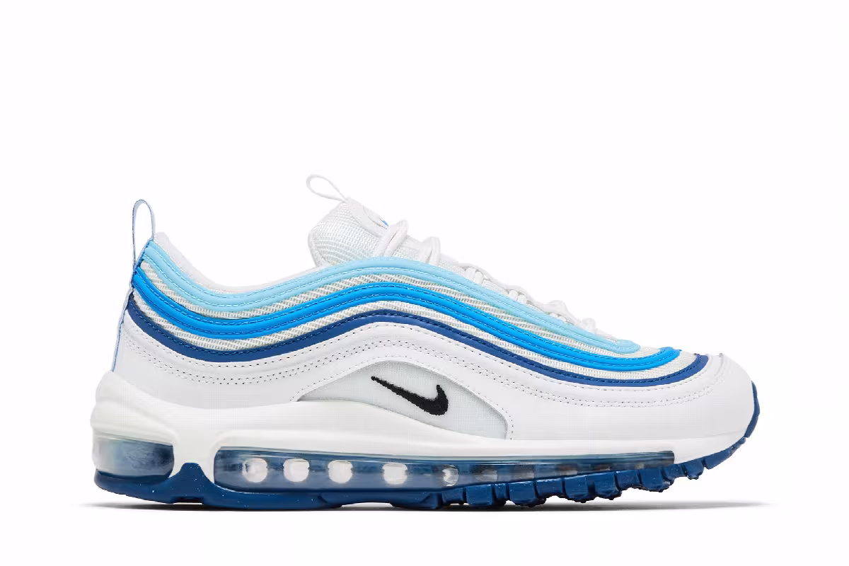 Nike Air Max 97 GS Summit White Court Blue, view 2