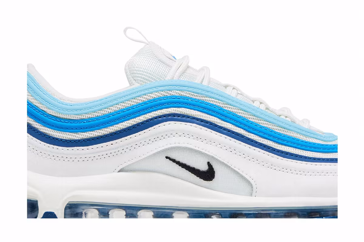 Nike Air Max 97 GS Summit White Court Blue, view 3