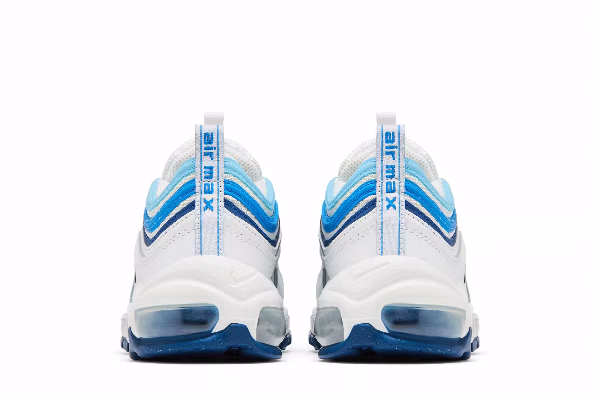 Nike Air Max 97 GS Summit White Court Blue, view 7