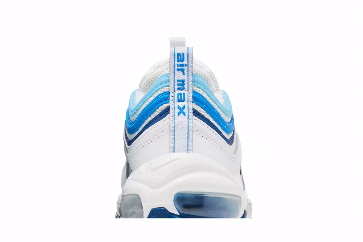 Nike Air Max 97 GS Summit White Court Blue, view 8