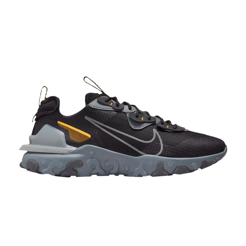Nike React Vision Black Laser Orange Cool Grey