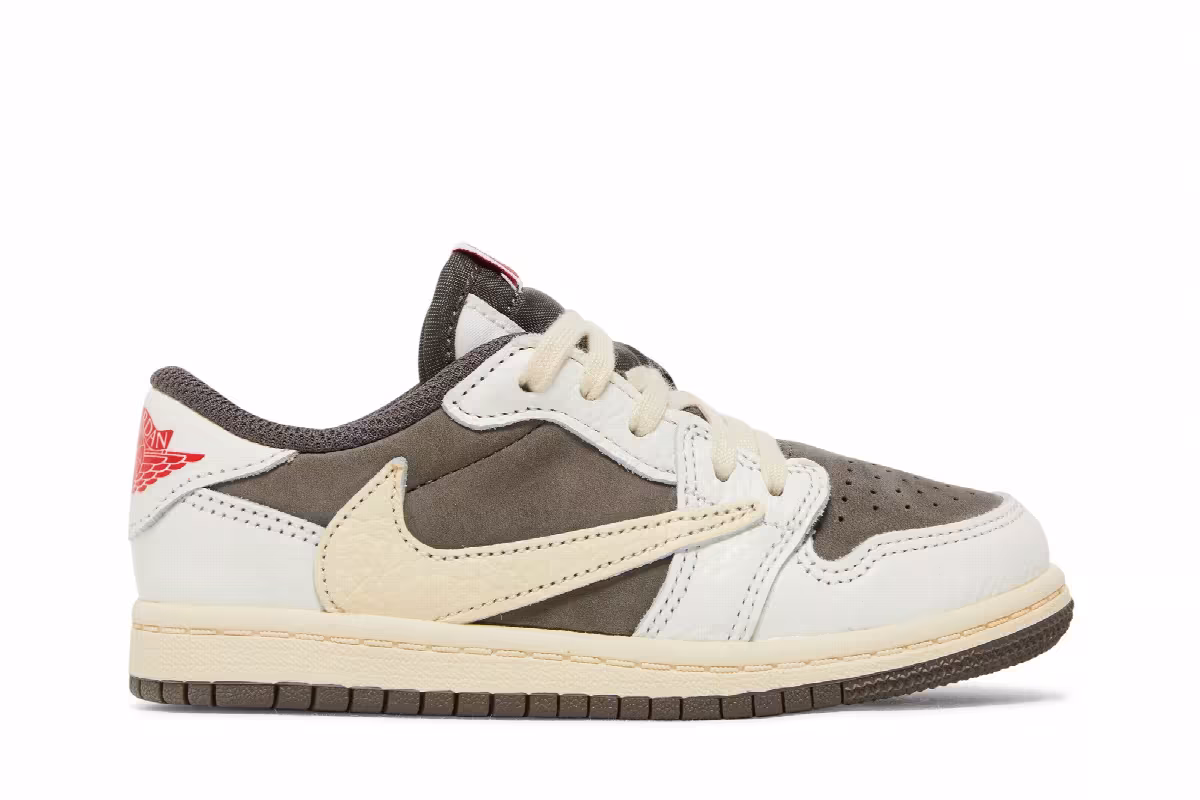 Travis Scott x Air Jordan 1 Low OG TD Reverse Mocha, view 2