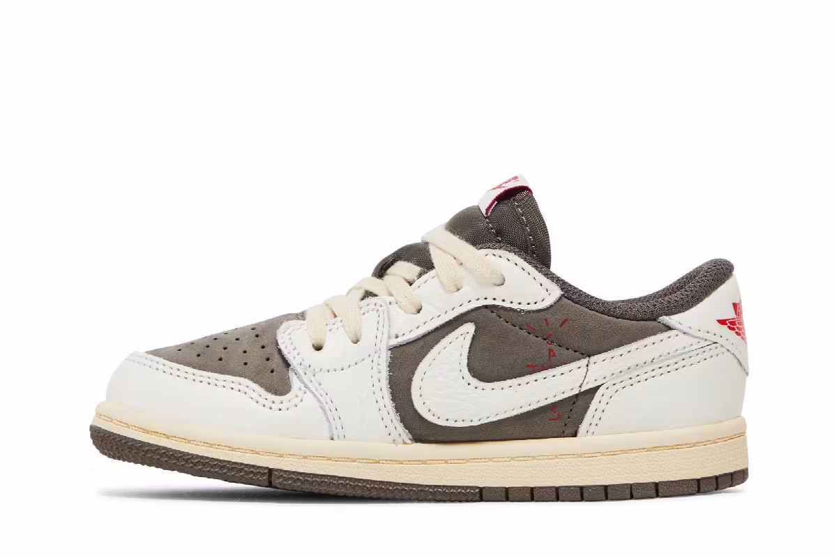 Travis Scott x Air Jordan 1 Low OG TD Reverse Mocha, view 4