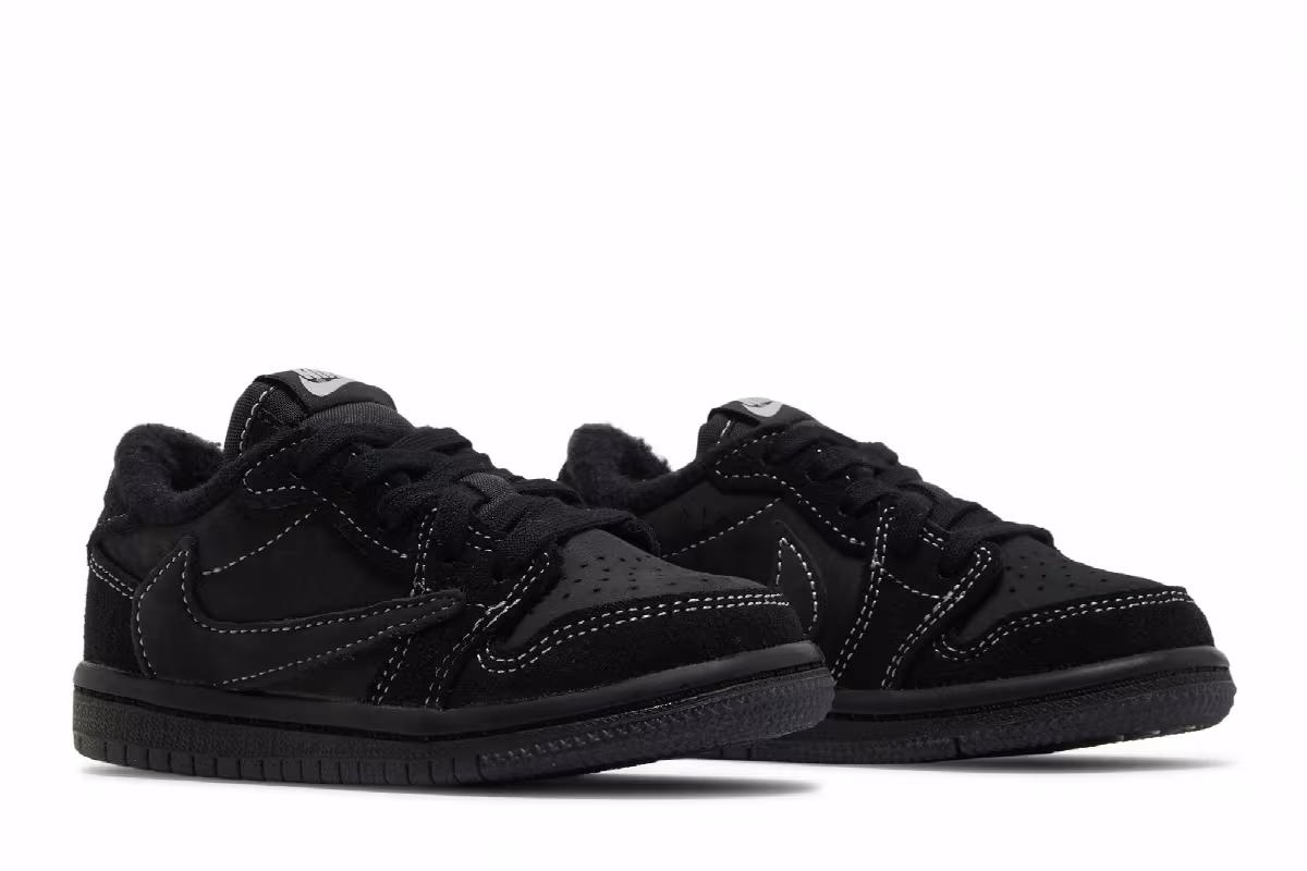 Travis Scott x Air Jordan 1 Low OG SP TD Black Phantom, view 9
