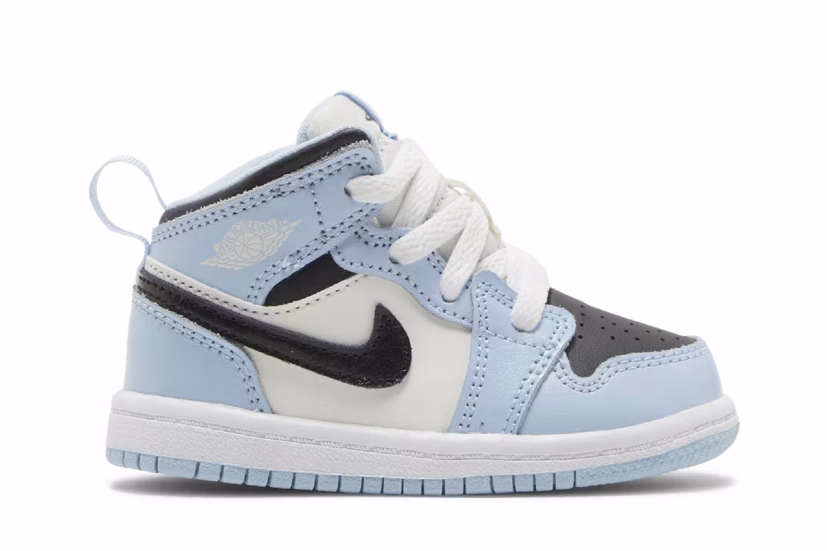 Air Jordan 1 Mid TD Ice Blue, view 2