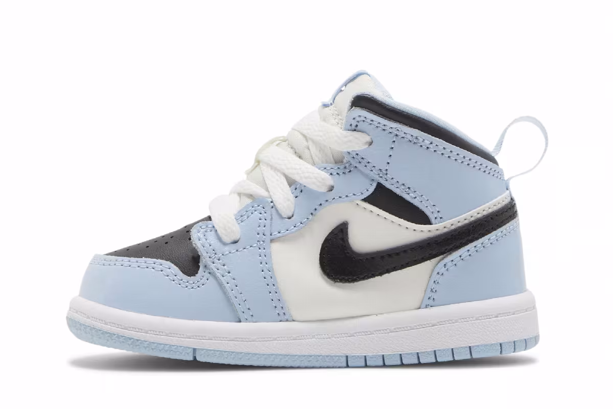 Air Jordan 1 Mid TD Ice Blue, view 4