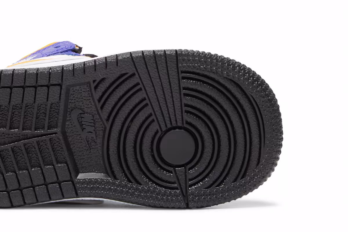 Air Jordan 1 Mid TD Lakers, view 6