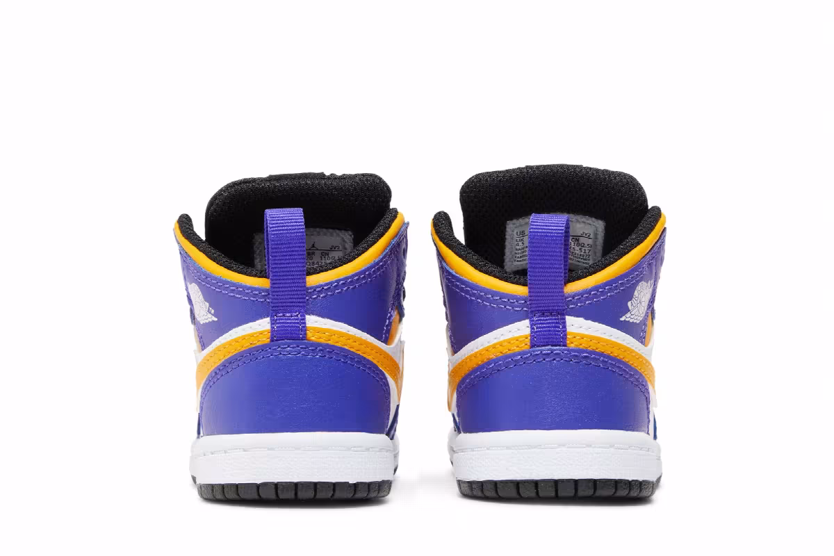 Air Jordan 1 Mid TD Lakers, view 7