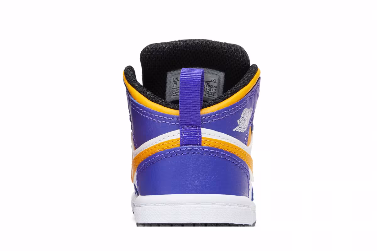 Air Jordan 1 Mid TD Lakers, view 8