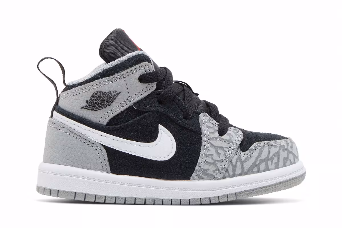 Air Jordan 1 Mid SE TD Elephant Toe, view 2