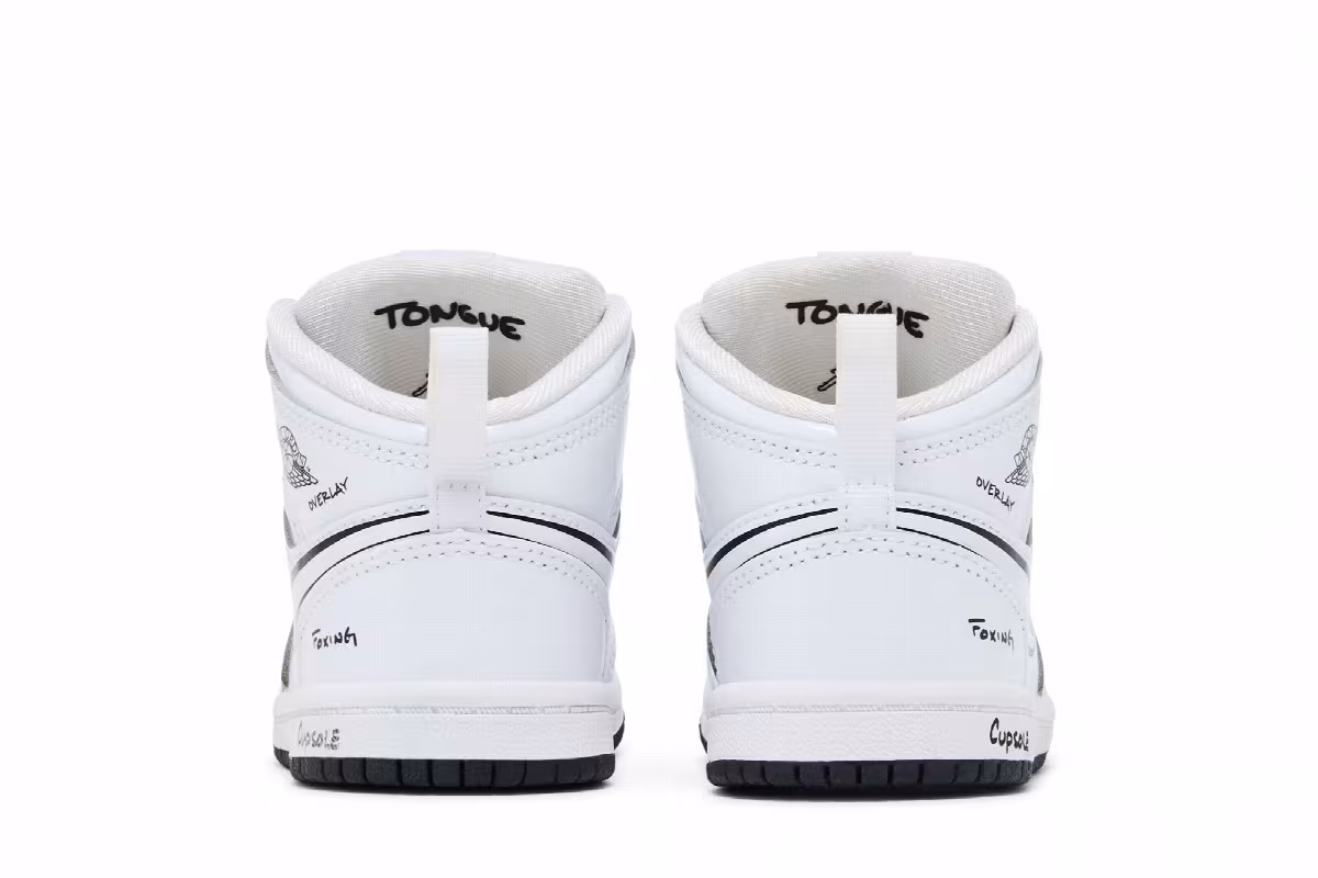 Air Jordan 1 Mid TD Schematic, view 7