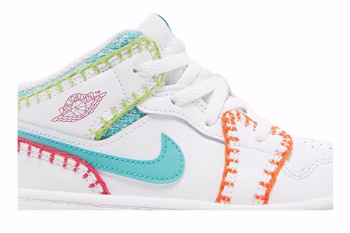 Air Jordan 1 Mid SE TD Multi Knit, view 3