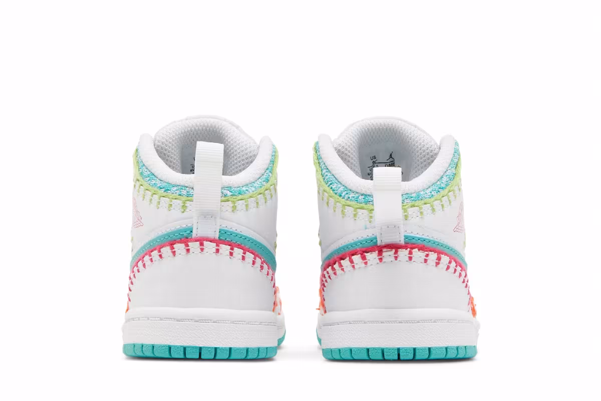 Air Jordan 1 Mid SE TD Multi Knit, view 7