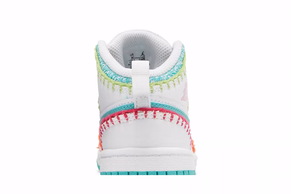 Air Jordan 1 Mid SE TD Multi Knit, view 8
