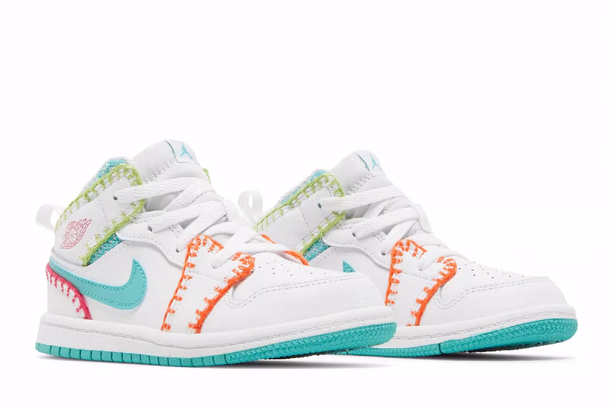 Air Jordan 1 Mid SE TD Multi Knit, view 9