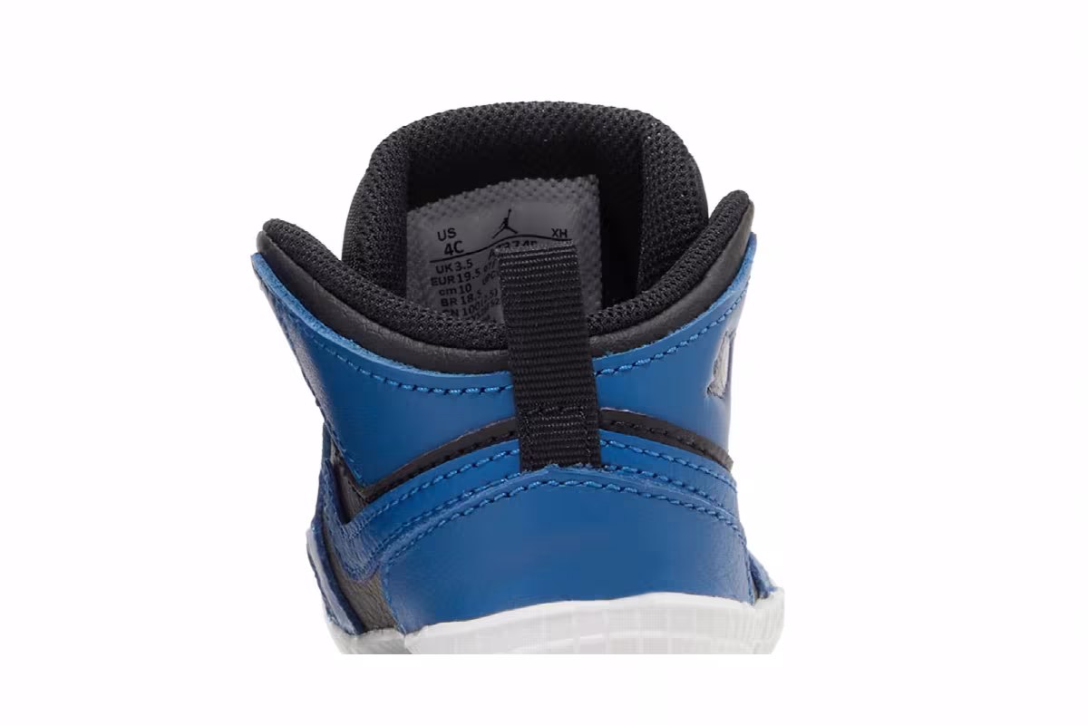 Air Jordan 1 Crib Bootie Dark Marina Blue, view 8