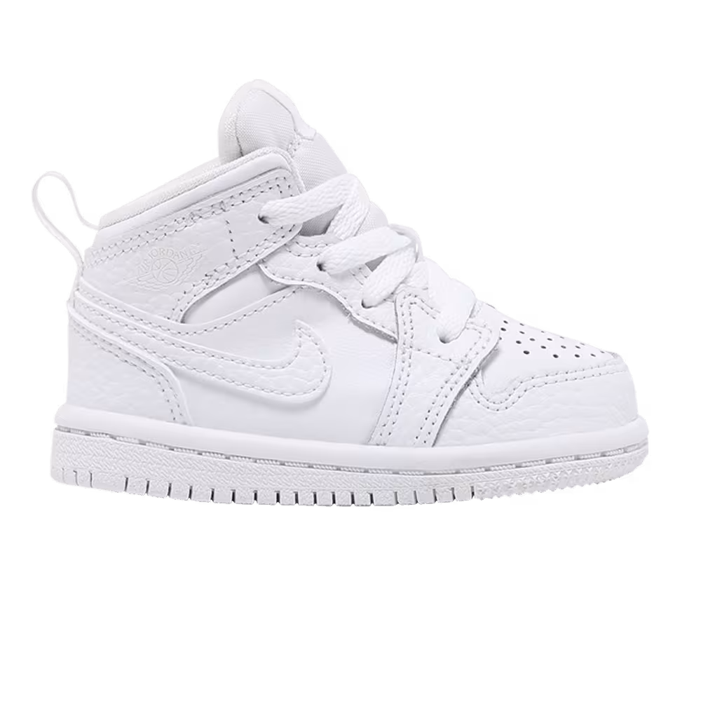 Air Jordan 1 Mid TD Triple White 2022