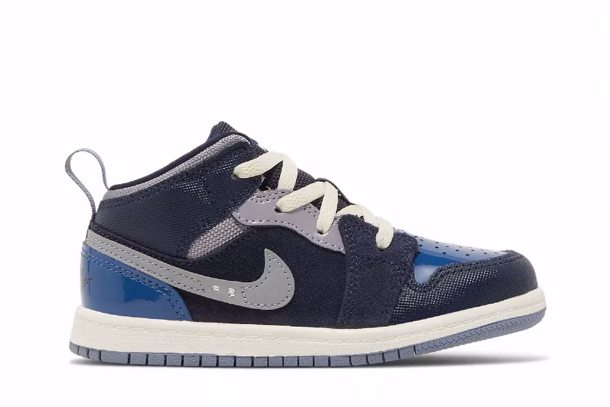 Air Jordan 1 Mid SE Craft TD Inside Out - Obsidian, view 2
