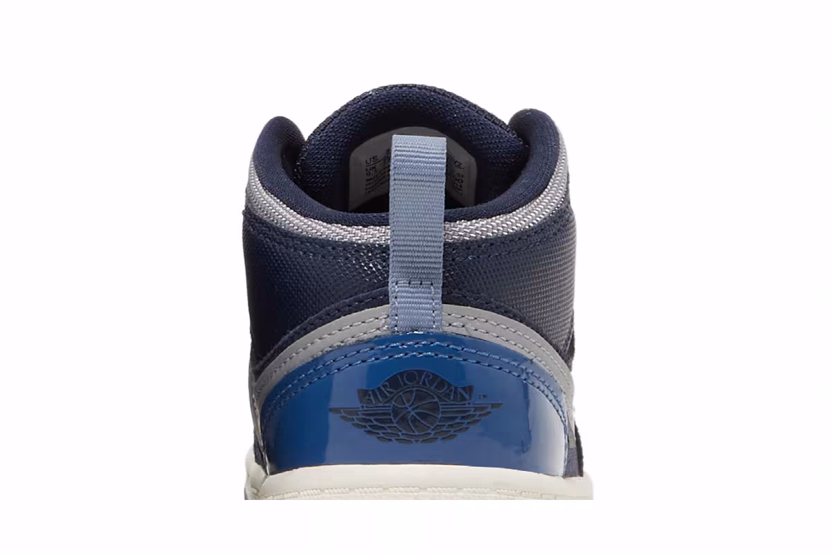 Air Jordan 1 Mid SE Craft TD Inside Out - Obsidian, view 8