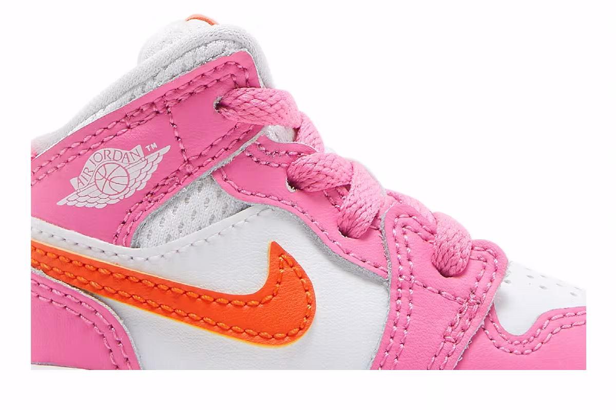 Air Jordan 1 Mid TD Pinksicle Orange, view 3
