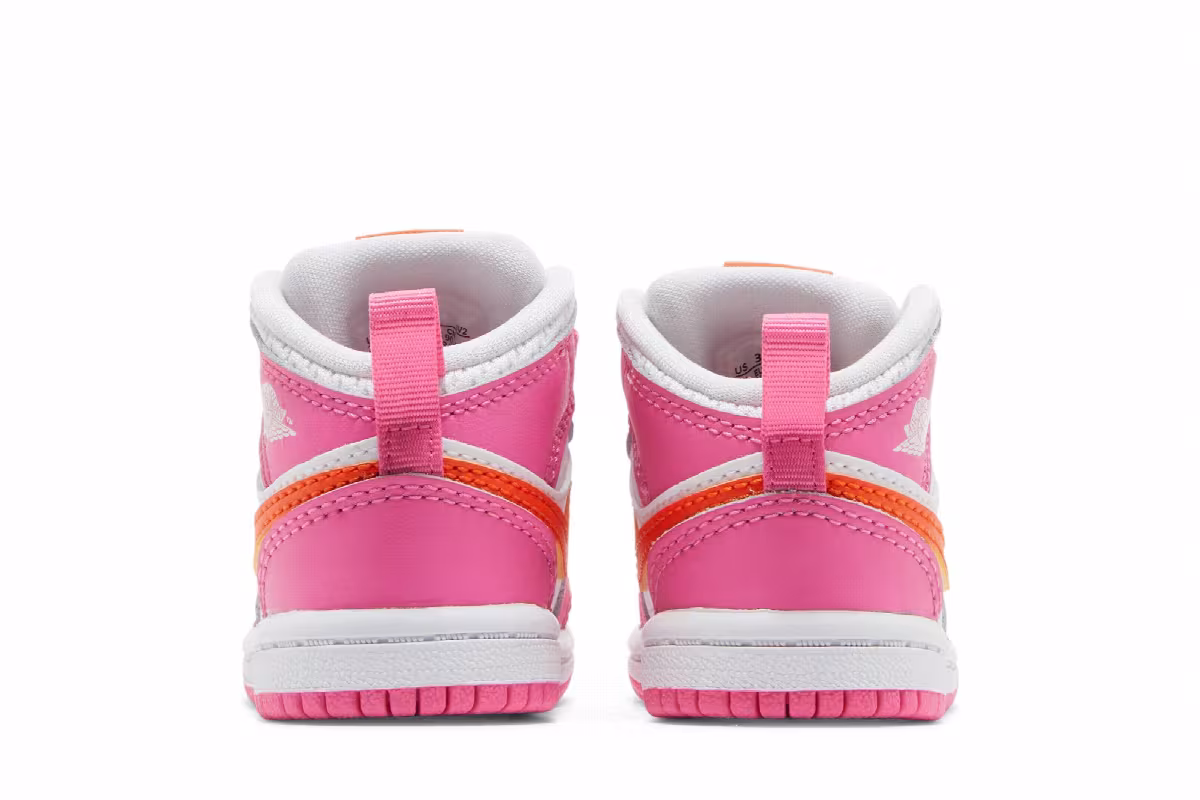 Air Jordan 1 Mid TD Pinksicle Orange, view 7