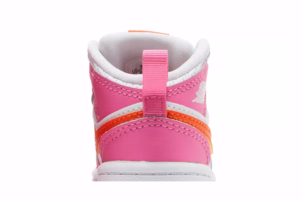Air Jordan 1 Mid TD Pinksicle Orange, view 8