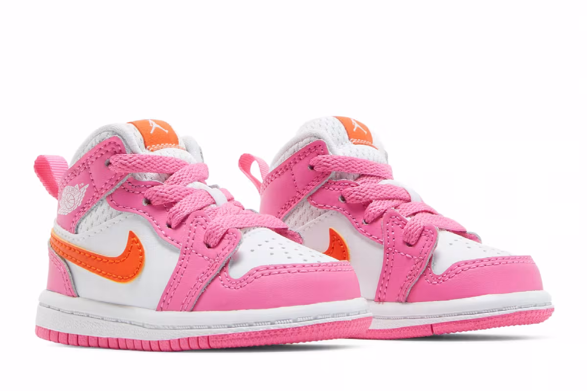 Air Jordan 1 Mid TD Pinksicle Orange, view 9