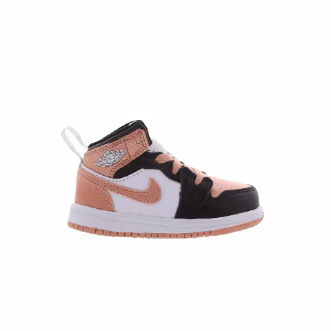 Air Jordan 1 Mid TD 'White Light Madder Root'