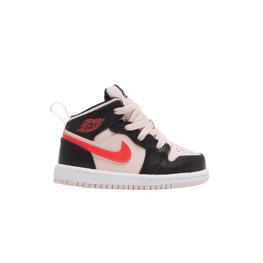 Air Jordan 1 Mid TD Black Pink Crimson