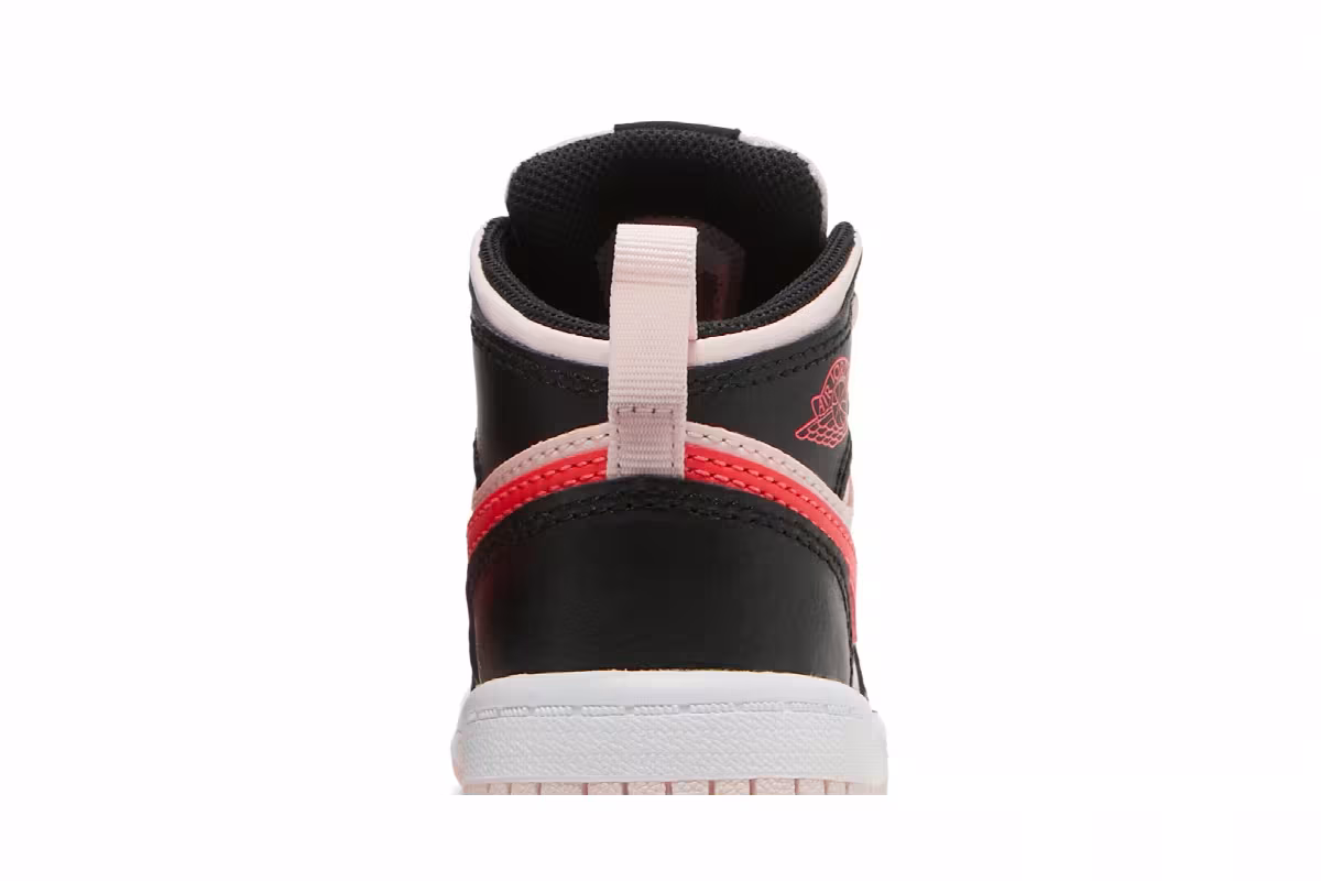 Air Jordan 1 Mid TD Black Pink Crimson, view 8