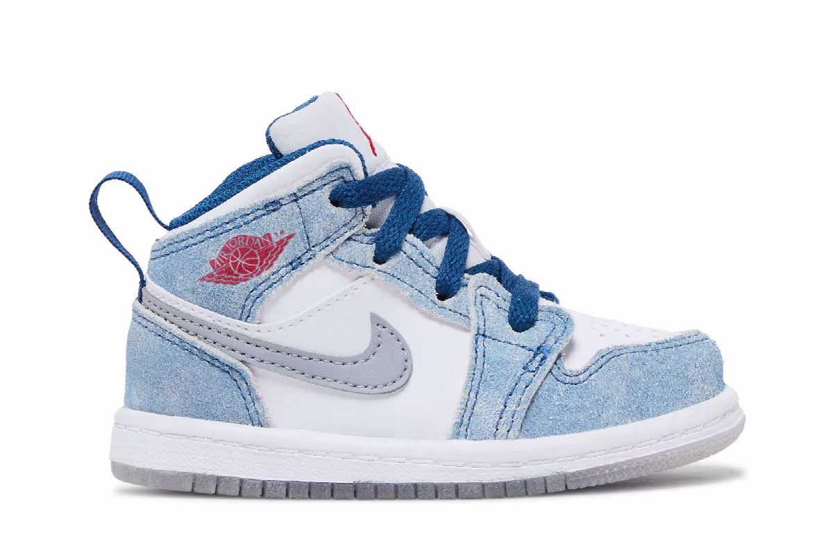 Air Jordan 1 Mid SE TD French Blue, view 2