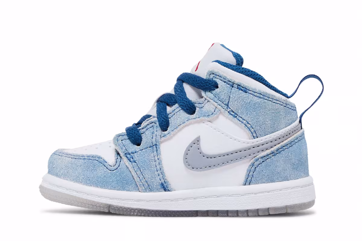 Air Jordan 1 Mid SE TD French Blue, view 4