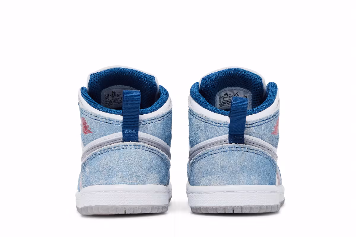 Air Jordan 1 Mid SE TD French Blue, view 7
