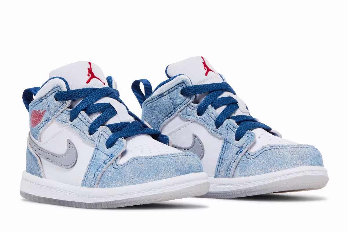 Air Jordan 1 Mid SE TD French Blue, view 9