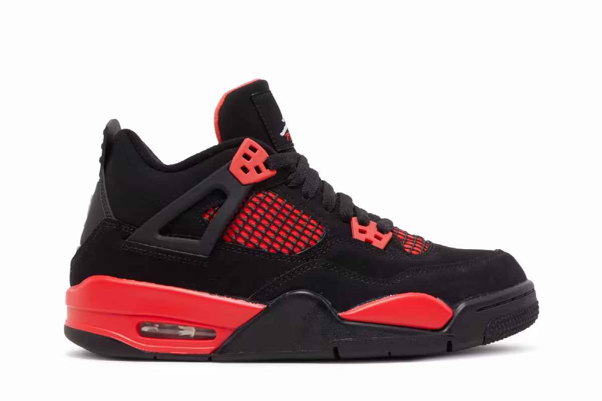 Air Jordan 4 GS Red Thunder, view 2