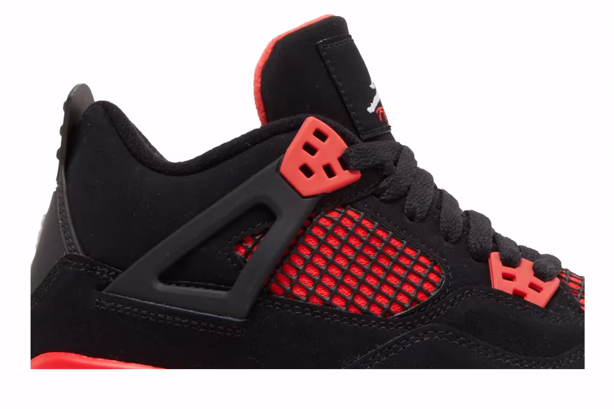 Air Jordan 4 GS Red Thunder, view 3