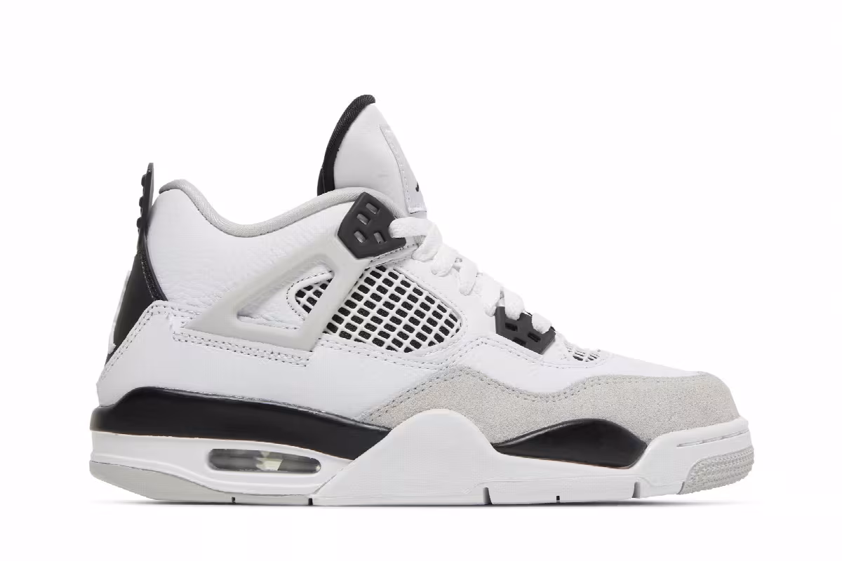 Air Jordan 4 GS Military Black, view 2