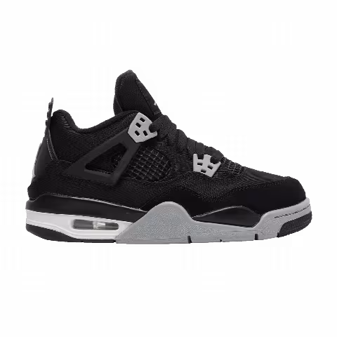 Air Jordan 4 Retro SE GS 'Black Canvas'