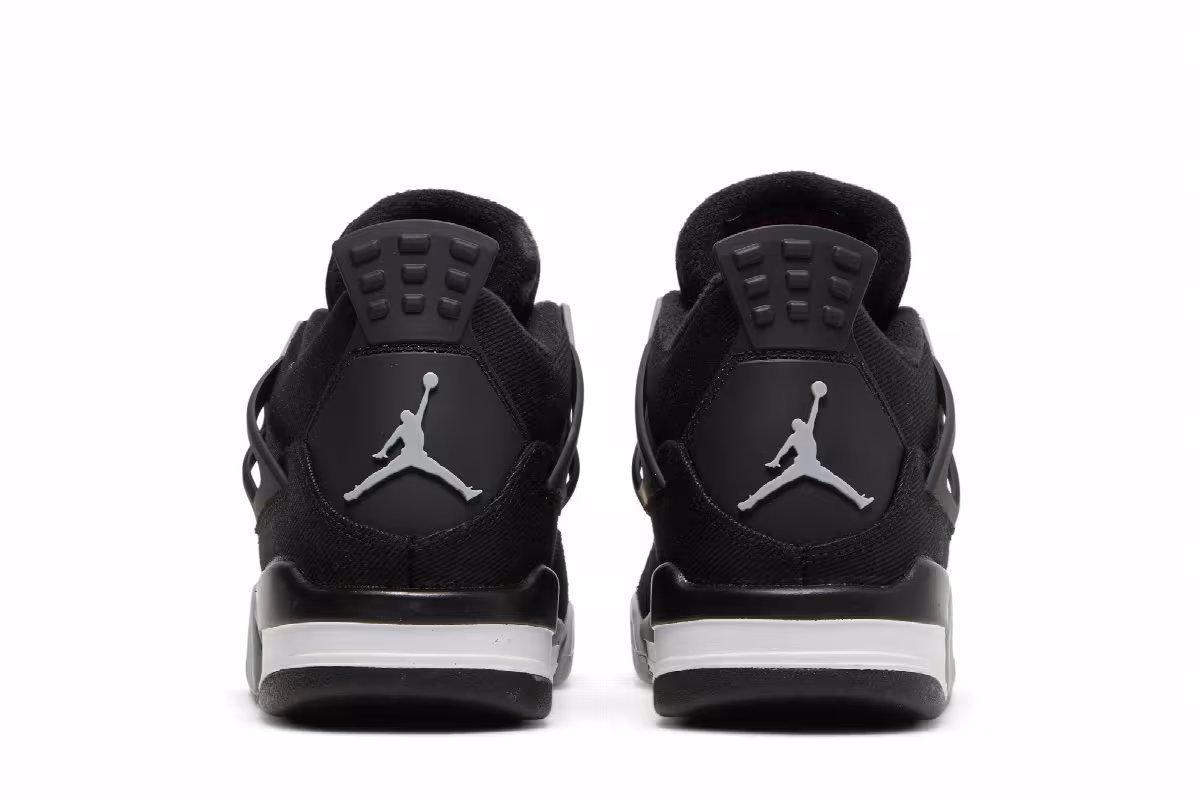 Air Jordan 4 SE GS Black Canvas, view 7
